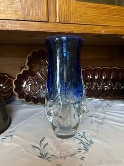 Váza z hutního skla Ladislav Paleček, Škrdlovice