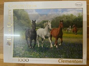 Prodám puzzle koně
