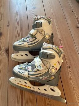Dětské lední brusle Fila X-One G Ice Silver/Pink, vel. 29-32