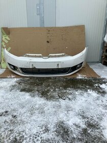 predni naraznik vw golf 6 vi ostrik 6pdc bily