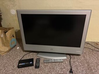 TV JVC 32” a set top box Evolveo