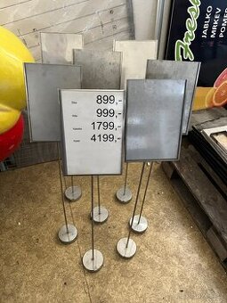 Nerez stojánkové cenovky