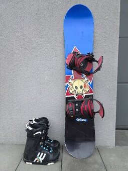 Snowboard ATOMIC, 119 cm + boty WESTIGE