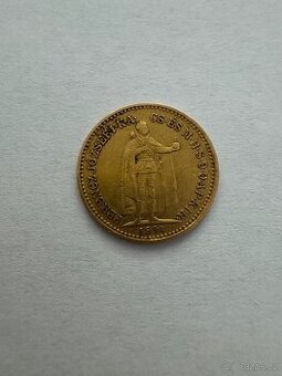 Zlatá Uherská 10 Koruna 1894, František Josef I.