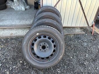 6,5Jx16 ET46 plech + letní pneumatiky 205/55 R16