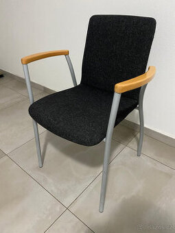 4x Univerzální/společenské/jídelní židle s polstrováním