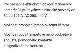 Instalační vypínač OEZ MSN-125-3