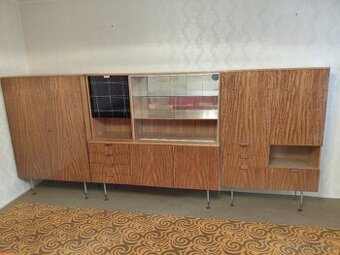 Retro obývací stěna + peřináč
