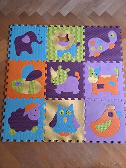 Pěnové puzzle, 2 sady,