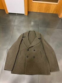 Kvalitní italský vlněný krátký kabát Massimo Alba