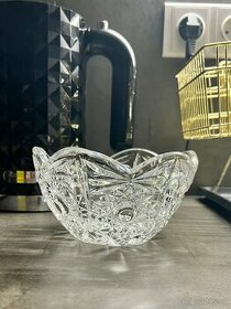 kristal misa organizer vaza vintige vintažni sklo