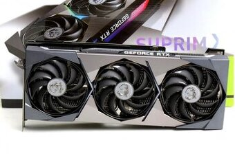 MSI GeForce RTX 3090 SUPRIM X 24 GB - top stav + záruka