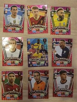 Panini Qatar top master fotbalové karty