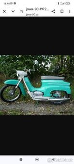 Jawa 20 +Jawa 550 pařez