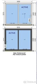 HS portal platový antracit grau (7016) Rezervace