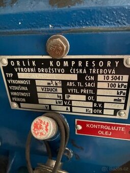 Orlík kompresor 2JSK 75-2 r.v.2002