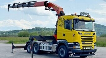 Scania R 620 - 6x4 - Tahač + HR-PALFINGER PK 42002-SHD