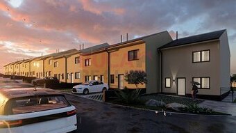 Prodej bytu 2+1 61 m² v novostavbě řadového domu v Kaplici