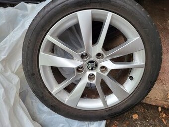 17" Letní Škoda TRIUS Octavia III 5E RS Original Alu 5x112