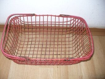 retro nákupní košík