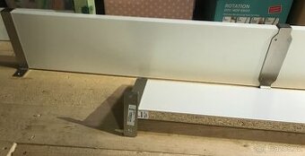 Nástěnné police, bílé barvy