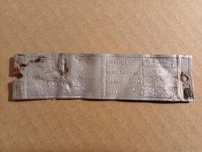 Prodám štítek Jawa 350 SV