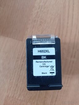 Cartridge Inkoustová náplň HP 652 - černá neoriginální