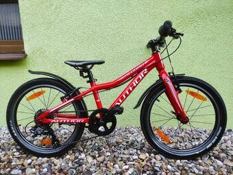 Značkové dětské kolo Author Record 20" (červená)