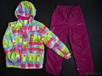 Zimni bunda a kalhoty pro holku vel. 128/134