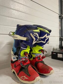 Motokrosové boty Alpinestars – vel. 43, ideál na trénink