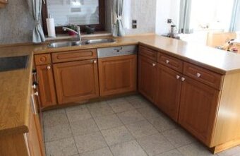 Dubová rustikální linka se spotřebiči,6281