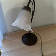 Lustr a lampička na stůl