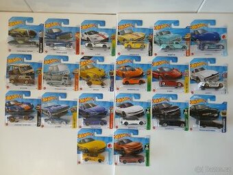 Hot wheels za 20 nerozbalených autíček dle fotek