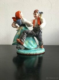 Porcelánová soška tančící pár Ditmar Urbach
