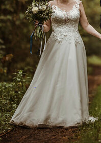 Svatební šaty ivory - 1