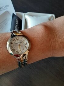 Luxusní stříbrno zlaté dámské hodinky Morellato