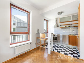 Pronájem bytu 2+kk, Podvinný mlýn, Libeň, 21900 Kč/měs, 47 m