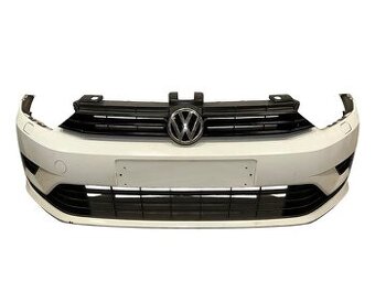 Přední nárazník bílá metalíza LC9A VW Golf 7 Sportsvan 2015