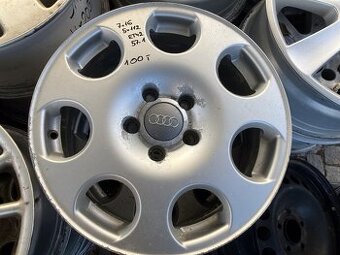 7x16 , 5x112 , ET42 original Audi alukola