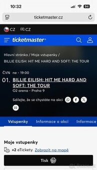 Billie Eilish 1.6. 2025 Praha