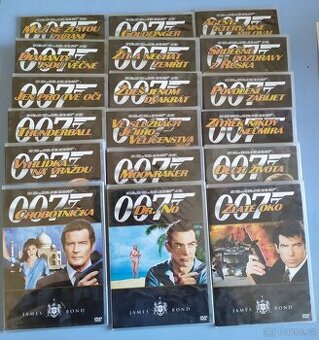 Agent 007 James Bond sbírkové DVD 18 kusů - 1