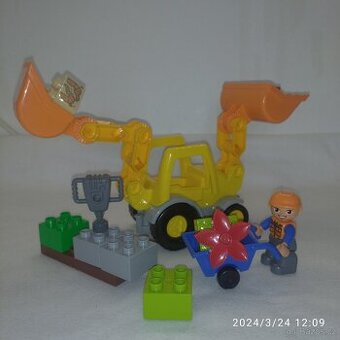 Lego duplo 10811 bagr se dvěma lžícemi