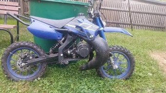 Minicross minibike s vyfukem z Yamaha YZ 80