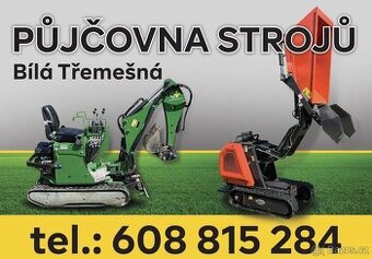 Pujčovna MINIBAGR, DUMPER, zemní práce