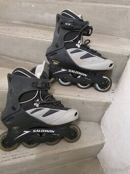 in-line Salomon, č.41, brusle