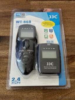 Bezdrátová dálková spoušť JJC WT-868 s kabelem pro Nikon (MC