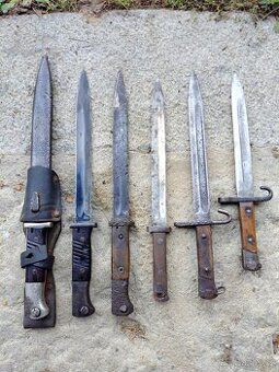 bajonety mauser K98k, mannlicher