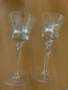 Broušené skleničky 2ks