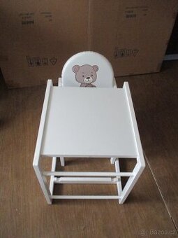 Masiv-dětská jídelní židlička-p.c. 2500kč