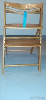 Dřevěná polohovací jídelní židle